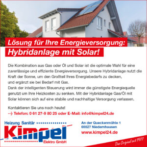 Lösung für Ihre Energieversorgung: Hybridanlage mit Solar!