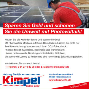 Geld sparen und Umwelt schonen mit Photovoltaik