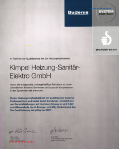 Kimpel heizt ein – professionell und innovativ mit Buderus