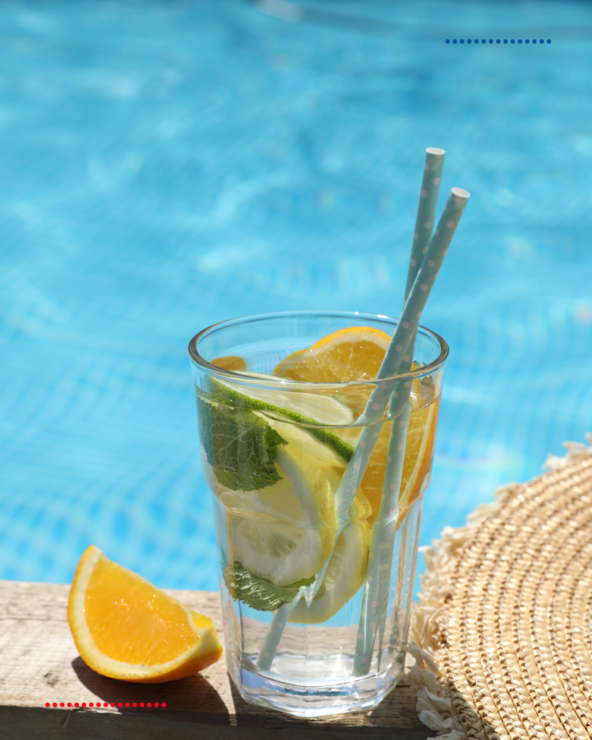 Getränk am Pool